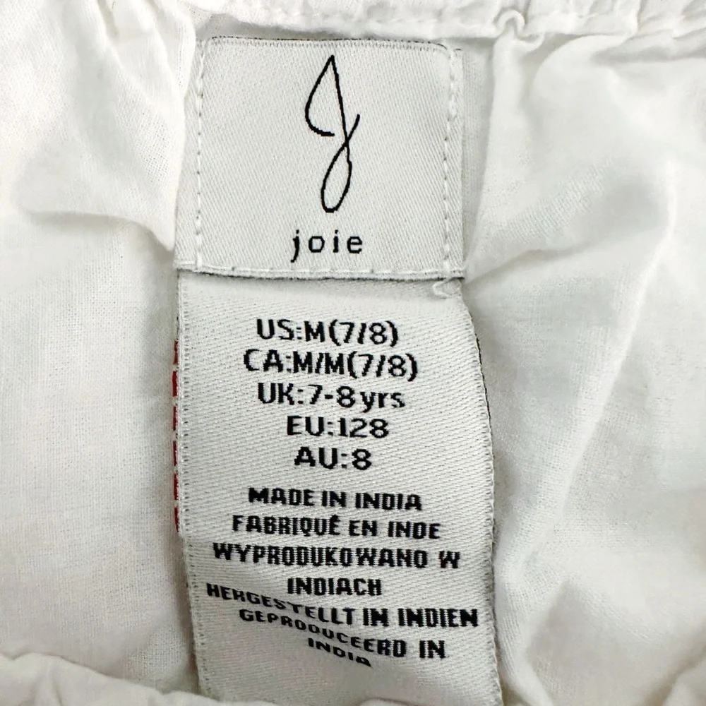 Joie | Embroidered Flutter Sleeve Top (M)